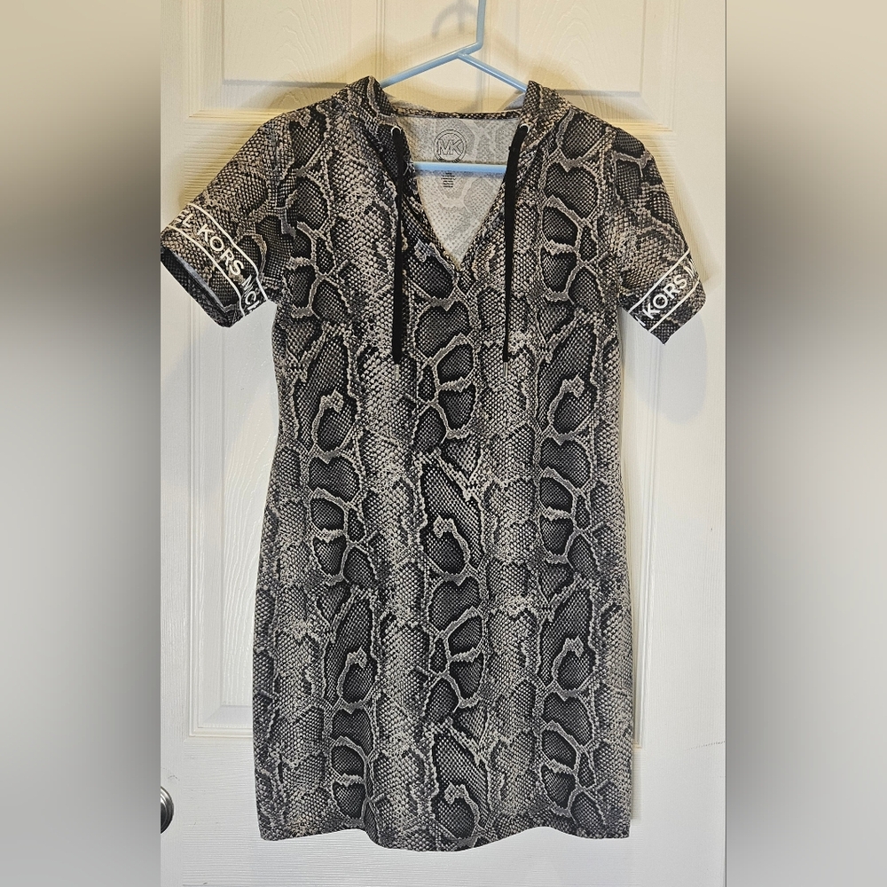 Michael Kors Snake Print Mini Dress